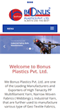 Mobile Screenshot of bonusplastics.net